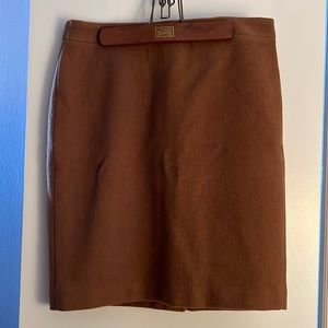 Jcrew brown camel colored skirt